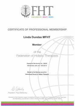 FHT Member Cert